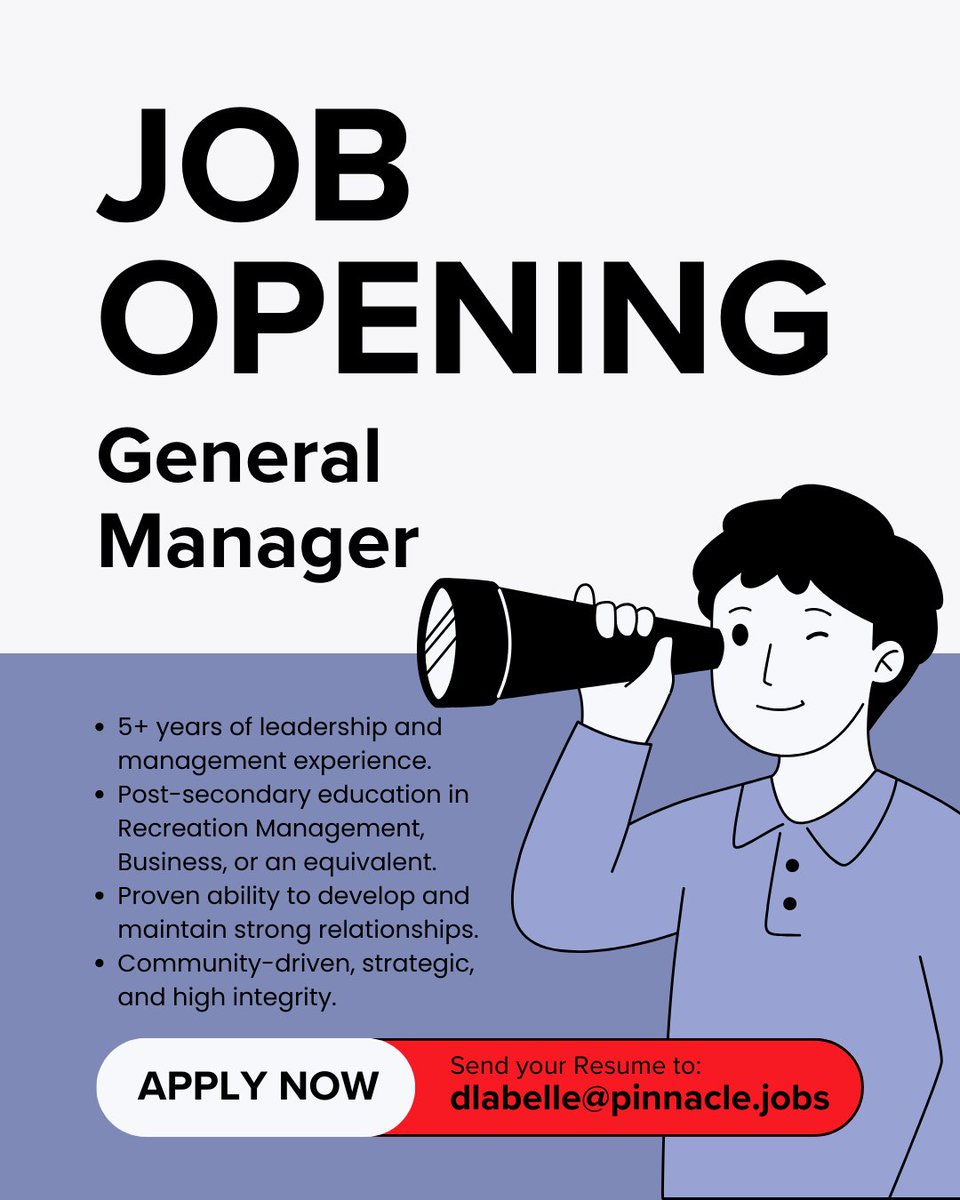 GCWCCWpg's tweet photo. @SouthdaleCC  is seeking a passionate and experienced General Manager to guide its vibrant Winnipeg hub where families gather for recreation, connection, and growth.

Learn more: https://t.co/SL4s0E6Las https://t.co/0ufC5TENjx