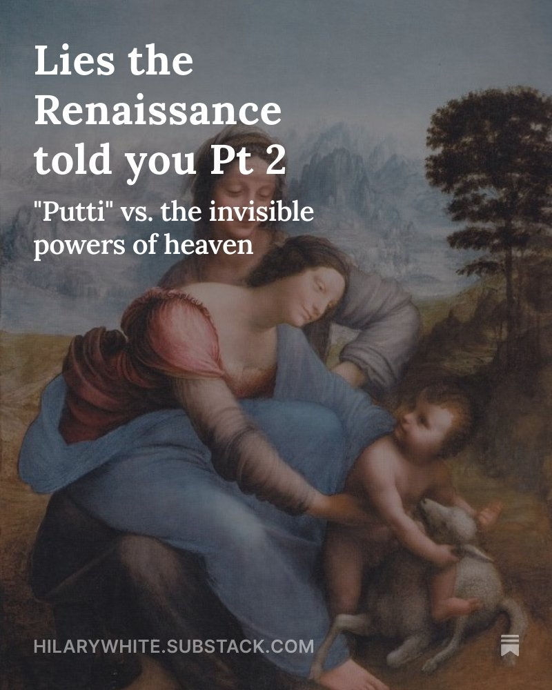 ChristianWriti1's tweet photo. The Renaissance "rebirth" was not of long-lost painting techniques, mathematical perspective or anatomy; but of the values and interests of the pre-Christian classical world, the adoption of materialism and the rejection of transcendent Christian metaphysics.   Read more:  Link👇 https://t.co/Z1Mqn0jQHQ