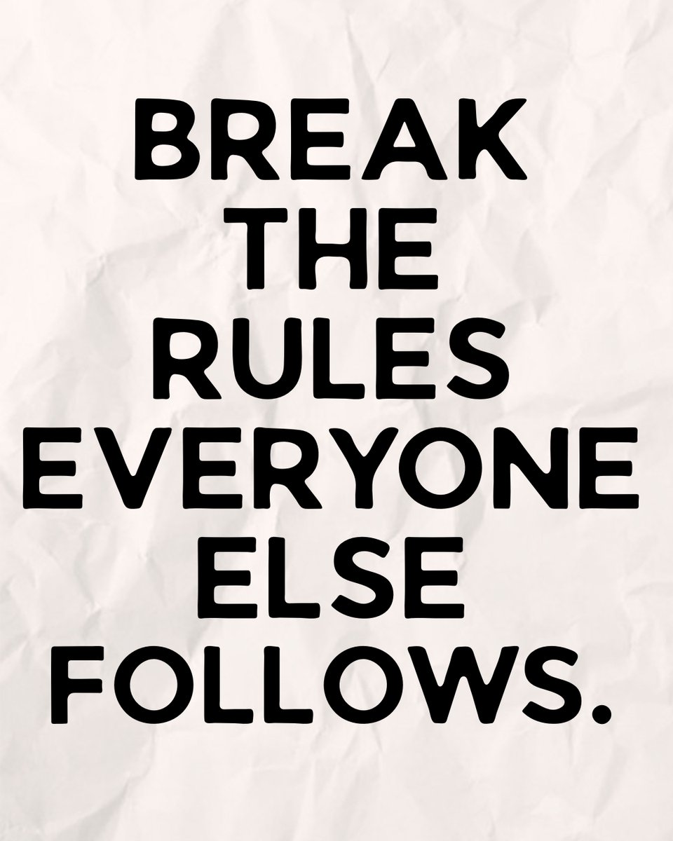shaahincheyene's tweet image. The world rewards the bold.
Every rule you follow without question is a leash.
Cut them. Build your own game. Win.
1. Break the rules everyone else follows.
2. Build systems, not just income.
3. Invest in speed, not comfort.
#ShaahinCheyene #RenegadeMindset #WealthHacks