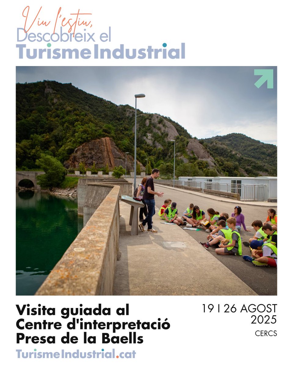 TurismeIndustrialCAT (@xatic_cat) on Twitter photo Visita el Centre d'Interpretació Presa de la Baells i endinsa’t en el cor d’una de les preses més emblemàtiques del país! 💦
Viu l'estiu, descobreix el Turisme Industrial! 🔧
🔗 xatic.cat/ca/activitats/…
#ViuEstiuXATIC
<a href="/minesdecercs/">Museu de les Mines de Cercs</a> Visita el Centre d'Interpretació Presa de la Baells i endinsa’t en el cor d’una de les preses més emblemàtiques del país! 💦
Viu l'estiu, descobreix el Turisme Industrial! 🔧
🔗 xatic.cat/ca/activitats/…
#ViuEstiuXATIC
<a href="/minesdecercs/">Museu de les Mines de Cercs</a>