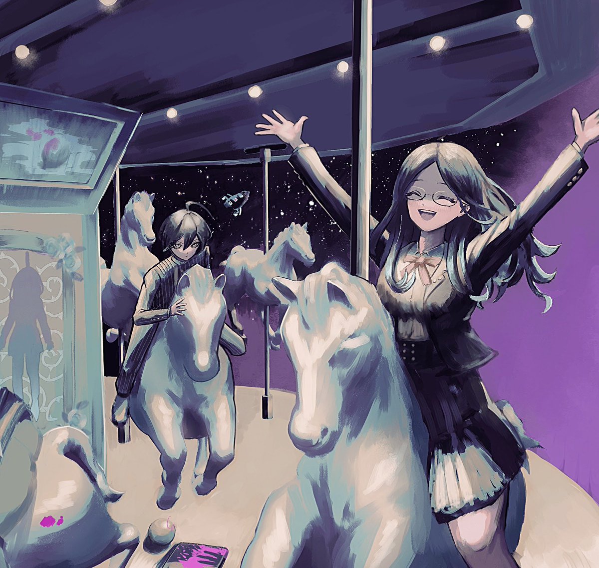 noct_moonlight's tweet photo. 白銀さんおめでとう
（過去絵ですが） https://t.co/pB7N3JsTJ9