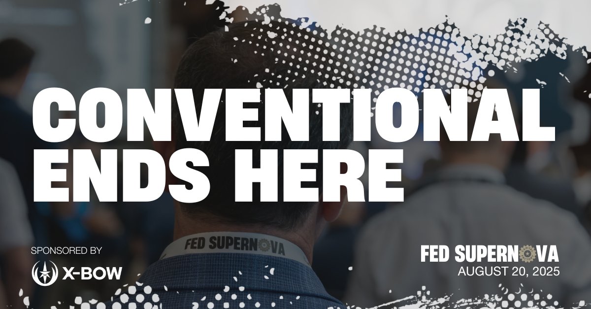 CFDefense ⚙️ (@cfdefense) on Twitter photo Not all ideas follow the rules. 🚨
The Conventional Ends Here Track, sponsored by <a href="/XBowSystems/">X-Bow Systems</a>, creates space for disruptive dialogue—conversations that challenge assumptions, reject trends, and spark real change.
Join the conversation, Aug 19–21 🎟️ hubs.ly/Q03zLrh_0 Not all ideas follow the rules. 🚨
The Conventional Ends Here Track, sponsored by <a href="/XBowSystems/">X-Bow Systems</a>, creates space for disruptive dialogue—conversations that challenge assumptions, reject trends, and spark real change.
Join the conversation, Aug 19–21 🎟️ hubs.ly/Q03zLrh_0