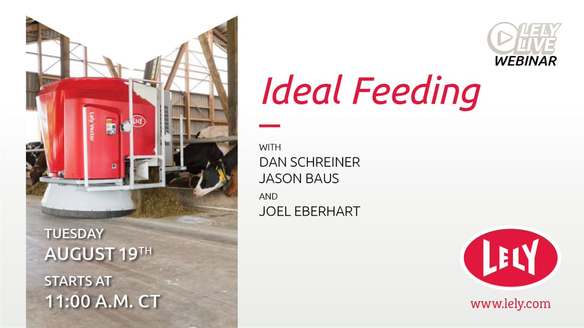 Registered for our next webinar? We’re talking about the benefits of automated feeding live at 11 a.m. on Thursday, August 19! 

Register here: hubs.ly/Q03zSrfk0