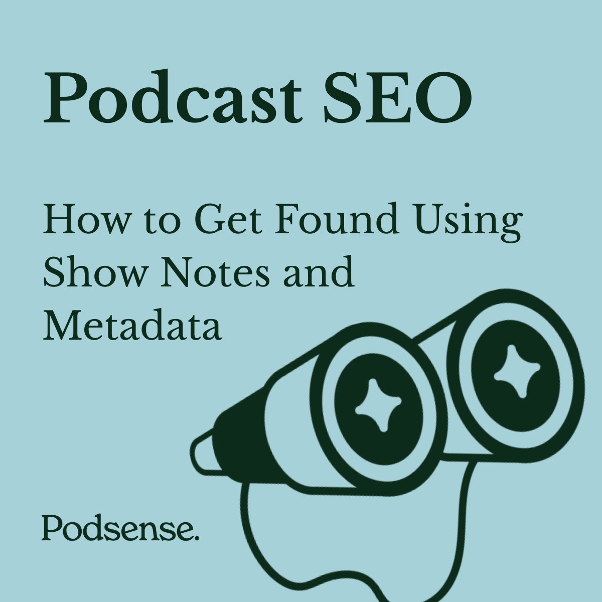 Your podcast is amazing. But if nobody can find it, does it even exist? 🧐Here’s how to use show notes + metadata to make sure it does.
open.substack.com/pub/podsenseof…