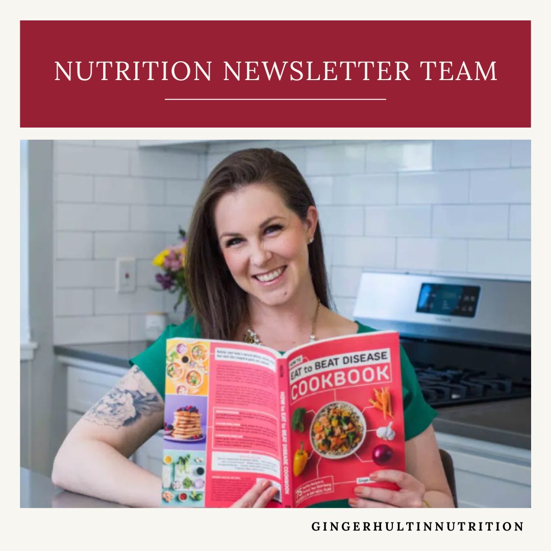 Looking for more resources on reducing inflammation through #PlantBased nutrition? 🌱 Be sure you’re on my free bi-weekly newsletter for evidence-based tips, delicious recipes, and exclusive perks like events &amp; giveaways! Join now: rebrand.ly/ffppn9w #eatright