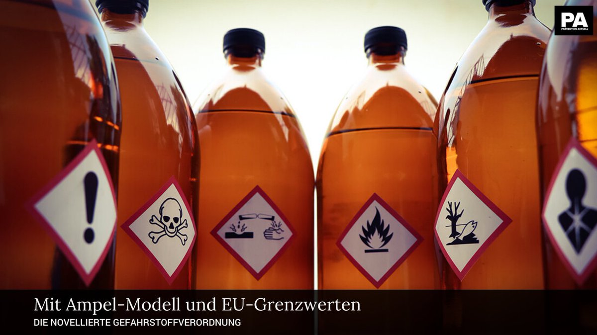 🔍 Neue Gefahrstoffverordnung = neue Pflichten für Arbeitgeber*innen:

🟢 Ampel-Modell
📉 EU-Grenzwerte
📋 Mehr Doku- &amp; Infopflichten
Was jetzt wichtig ist &amp; wie Sie sich vorbereiten können – im aktuellen Beitrag!
📲 Jetzt lesen &amp; Probe-Abo sichern: praevention-aktuell.de/magazin-abo/