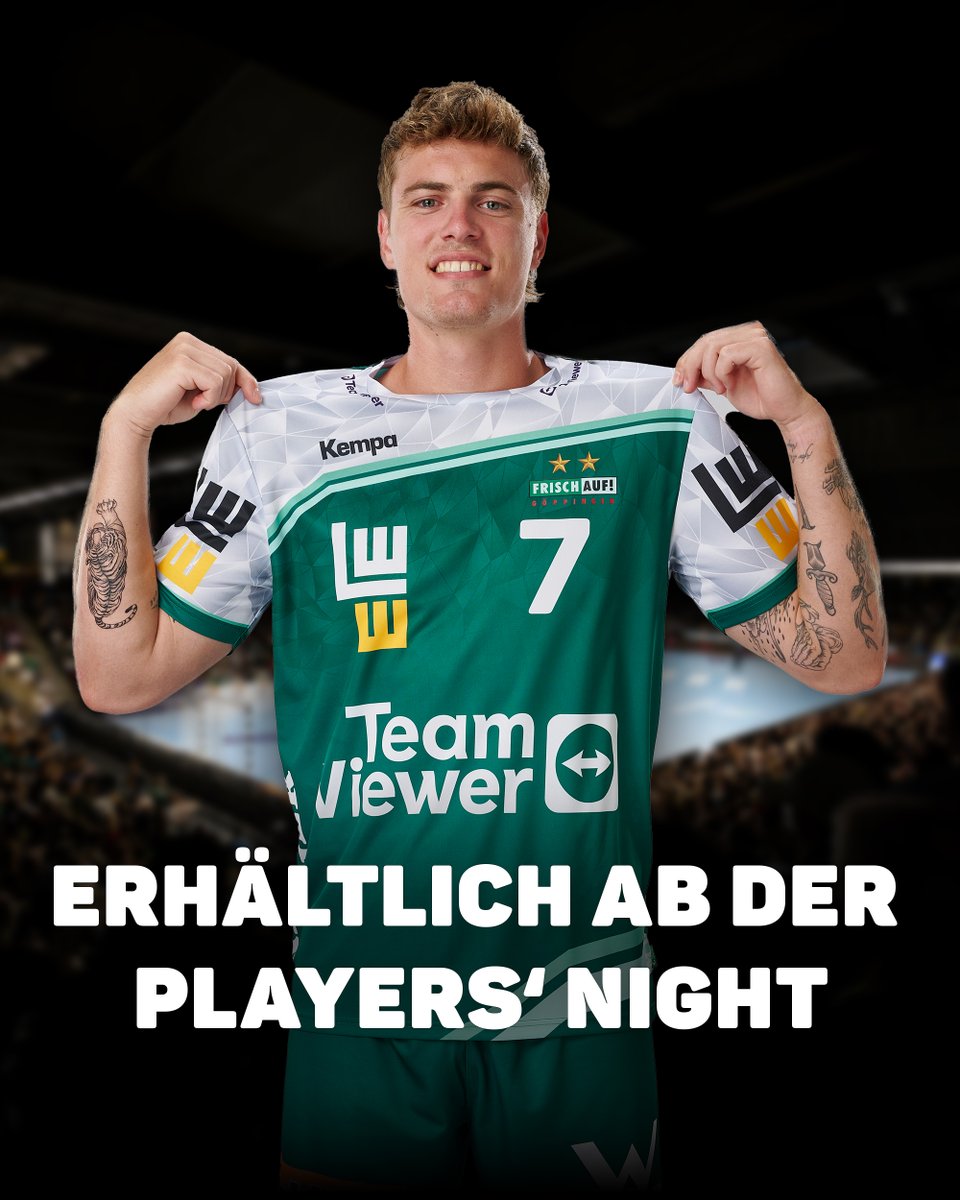 Pünktlich zur Players Night wird dieses heiße neue Heimtrikot erhältlich erstmals
im Arena-Fanshop erhältlich sein. Wer es dort kauft, kann es direkt mitnehmen.
 
 🎫 Players Night: bit.ly/fagpn25t
