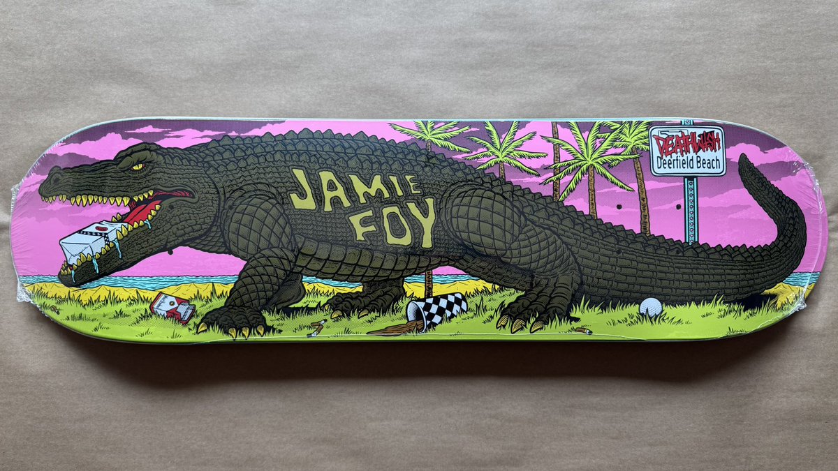 Jamie Foy “Deerfield Mascot” for Deathwish Skateboards. In stores now!