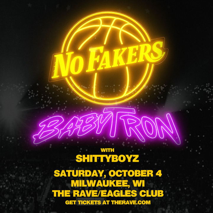 The Rave / Eagles Club (@therave) on Twitter photo ๐จ NEW DATE ๐จ Babytron's show on Saturday, August 23rd has been rescheduled to Saturday, October 4th
All tickets and parking from the August 23rd date will be honored on October 4th. No exchange needed, just hold on to your tickets!
Visit therave.com/babytron for more info ๐จ NEW DATE ๐จ Babytron's show on Saturday, August 23rd has been rescheduled to Saturday, October 4th
All tickets and parking from the August 23rd date will be honored on October 4th. No exchange needed, just hold on to your tickets!
Visit therave.com/babytron for more info