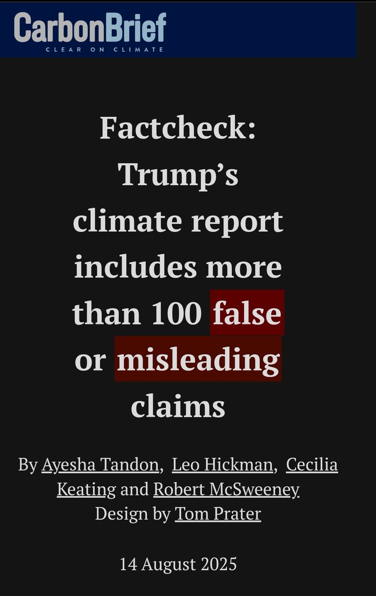 The dodgy climate denial DoE report commissioned by Chris Wright is demolished in this fact check