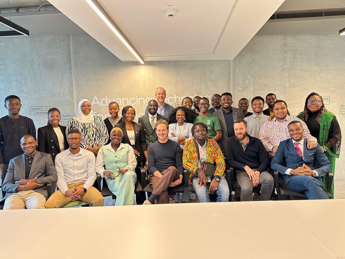 I was delighted to visit #Berlin Global Government Technology Centre, the #German Federal Foreign Office, and German Startup #PossibleDigital and to take part in these engagements, as part of the AU Digital &amp; Innovation Fellowship Learning Tour.

At the GovTech Campus