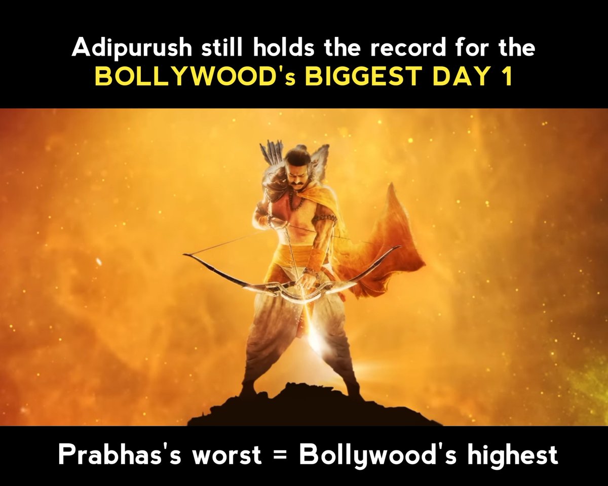 #Prabhas - India's biggest star 🔥

#Adipurush