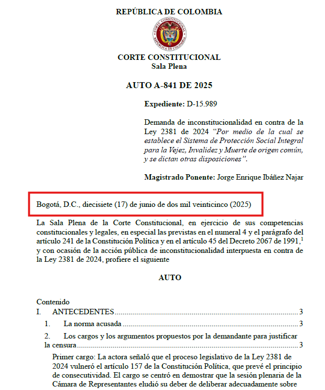 Lina Maria Garrido (@linamariagarri1) on Twitter photo 🚨Hoy 14 de agosto de 2025, la <a href="/CConstitucional/">Corte Constitucional</a> ha notificado debidamente el Auto 481 del 2025, por medio del cual devuelve la #ReformaPensional a la <a href="/CamaraColombia/">Cámara de Representantes de Colombia</a> (adjunto imagen de la constancia de notificación). Esta es la PRUEBA REINA 👑 que efectivamente, está #VICIADO el 🚨Hoy 14 de agosto de 2025, la <a href="/CConstitucional/">Corte Constitucional</a> ha notificado debidamente el Auto 481 del 2025, por medio del cual devuelve la #ReformaPensional a la <a href="/CamaraColombia/">Cámara de Representantes de Colombia</a> (adjunto imagen de la constancia de notificación). Esta es la PRUEBA REINA 👑 que efectivamente, está #VICIADO el