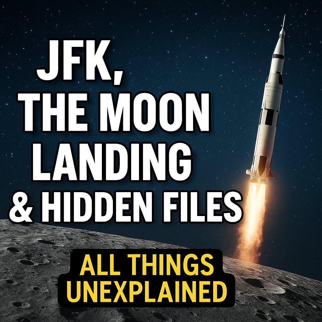 ATUnexplained's tweet image. 🚀 From 1.6 M views on @joerogan 👉 All Things Unexplained 🚀
Bart Sibrel &amp;amp; Jarrah White dig into a @drmounce1 JFK file discovery that could have implications on the moon landing debate forever.
📅 Sept 14 – 9 PM EST
🔗 Link in comments 
#MoonLanding #JFKFiles #SpaceSecrets
