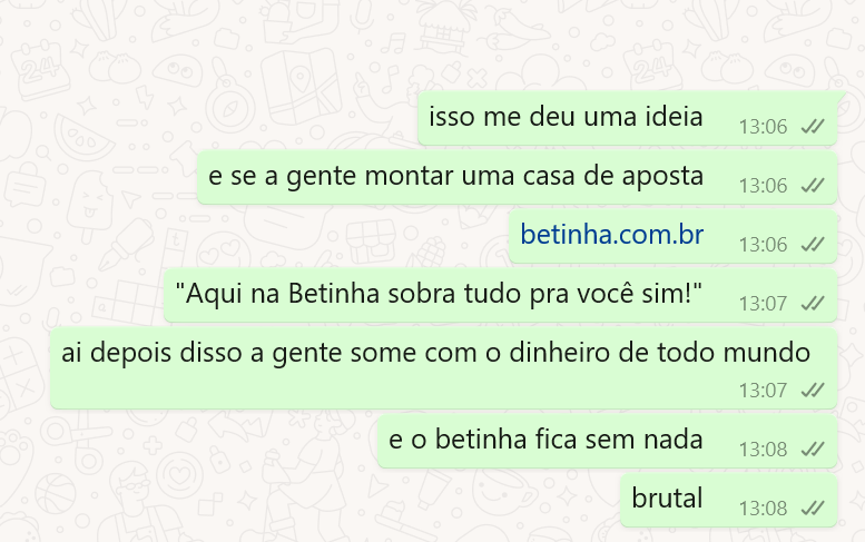 FUTEMENTALES's tweet photo. atenção

estou montando um plano empresarial muito importante https://t.co/WpuZIsdKIp