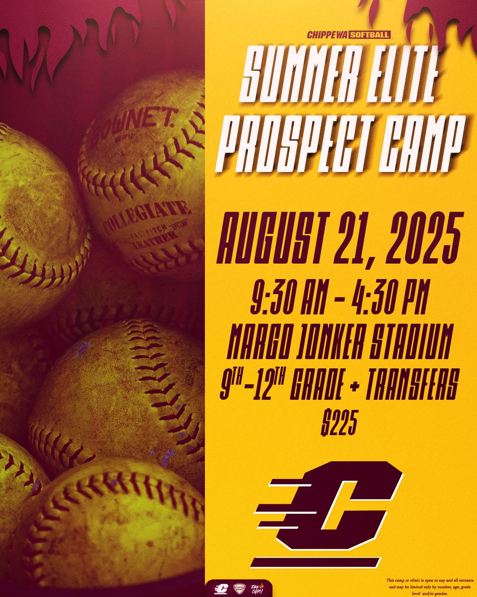 We want to spend the day with you at our last prospect camp of the summer! 

Register here: shorturl.at/aDFKE 

#FireUpChips🔥⬆️🥎