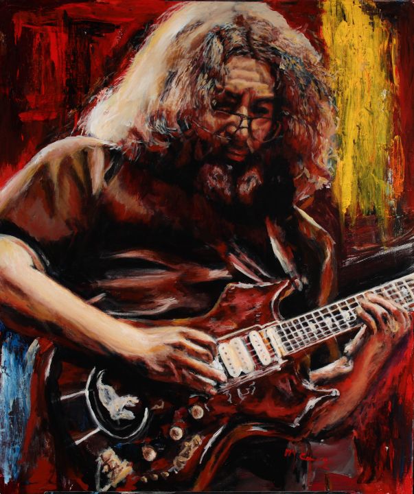 markcourage's tweet image. Art of the Day: "Jerry Garcia". Buy at: ArtPal.com/mccourage1?i=2…