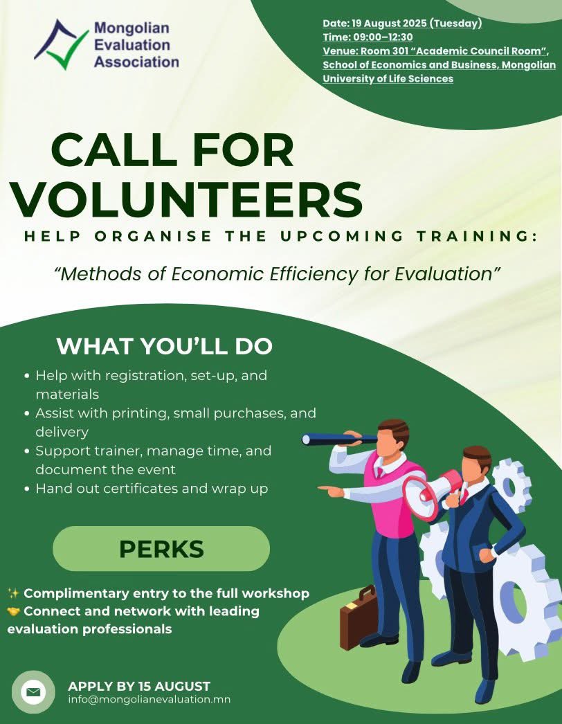 Mongolian Evaluation Association tweet media