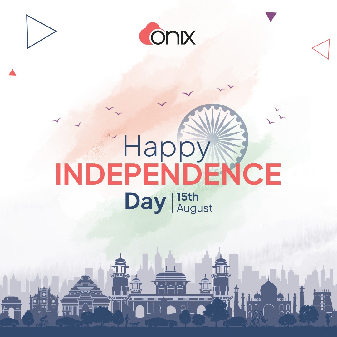 Happy Independence Day, India! 

Today, we celebrate the spirit of freedom, unity, and progress that defines India.

At Onix, we are proud to have India as home to three of our offices and to work alongside incredible talent whose passion drives innovation every day.