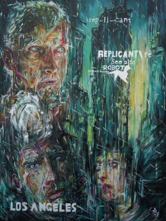 Art of the Day: "BladeRunner". Buy at: ArtPal.com/petergraysart?…