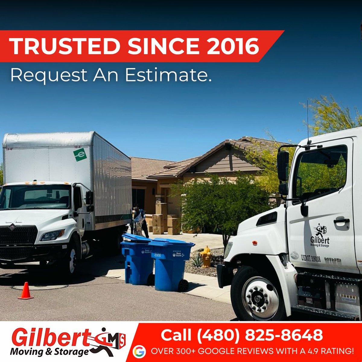 GilbertMoving's tweet image. Trusted since 2016! Gilbert Moving &amp;amp; Storage is here to make your move smooth and easy. Request an estimate today! 🌟

📞 Call us today at
(480) 825-8648
🌐 gilbertmovingandstorage.com

#TrustedSince2016 #PhoenixMoving #ReliableMovers #StressFreeMove