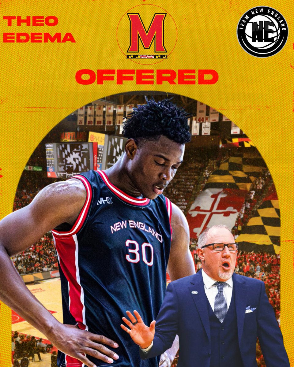 Team New England Basketball Club (@tnebballclub) on Twitter photo 2027 7’0” C <a href="/Theophilousedem/">Theophilous Edema</a> update🚨
Last night he played on <a href="/nbafuturenow/">NBA Future Starts Now</a> app & earned MVP of <a href="/buzzzy__/">Ta'Quan Zimmerman</a> Elite 20 showcase game
Today he was offered by <a href="/TerrapinHoops/">Maryland Men’s Basketball</a>
Theo has a real shot at being the top C in 27’ in the end.
We are WORKING💯
#GoTerps 2027 7’0” C <a href="/Theophilousedem/">Theophilous Edema</a> update🚨
Last night he played on <a href="/nbafuturenow/">NBA Future Starts Now</a> app & earned MVP of <a href="/buzzzy__/">Ta'Quan Zimmerman</a> Elite 20 showcase game
Today he was offered by <a href="/TerrapinHoops/">Maryland Men’s Basketball</a>
Theo has a real shot at being the top C in 27’ in the end.
We are WORKING💯
#GoTerps