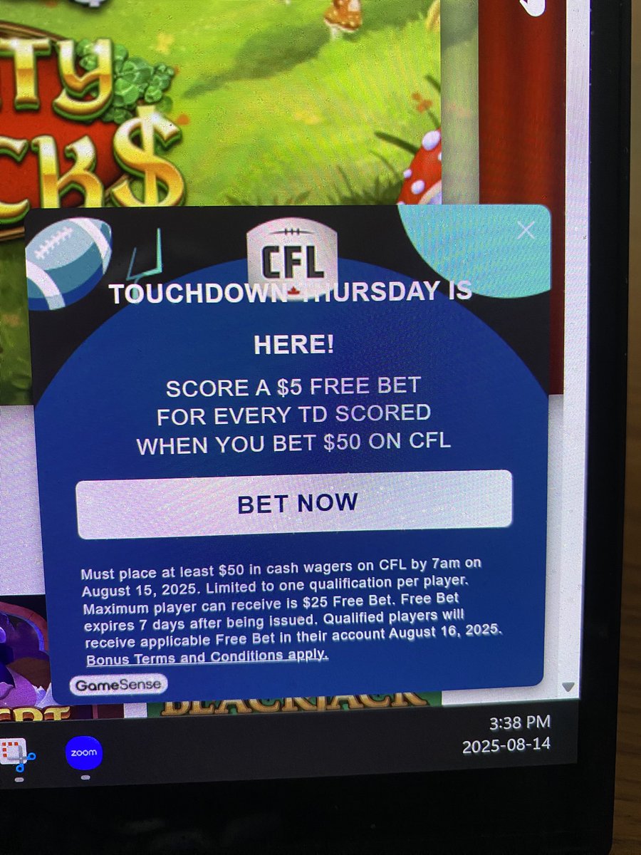A nice little CFL promo just popped up on <a href="/PlayAlbertaCA/">Play Alberta</a>