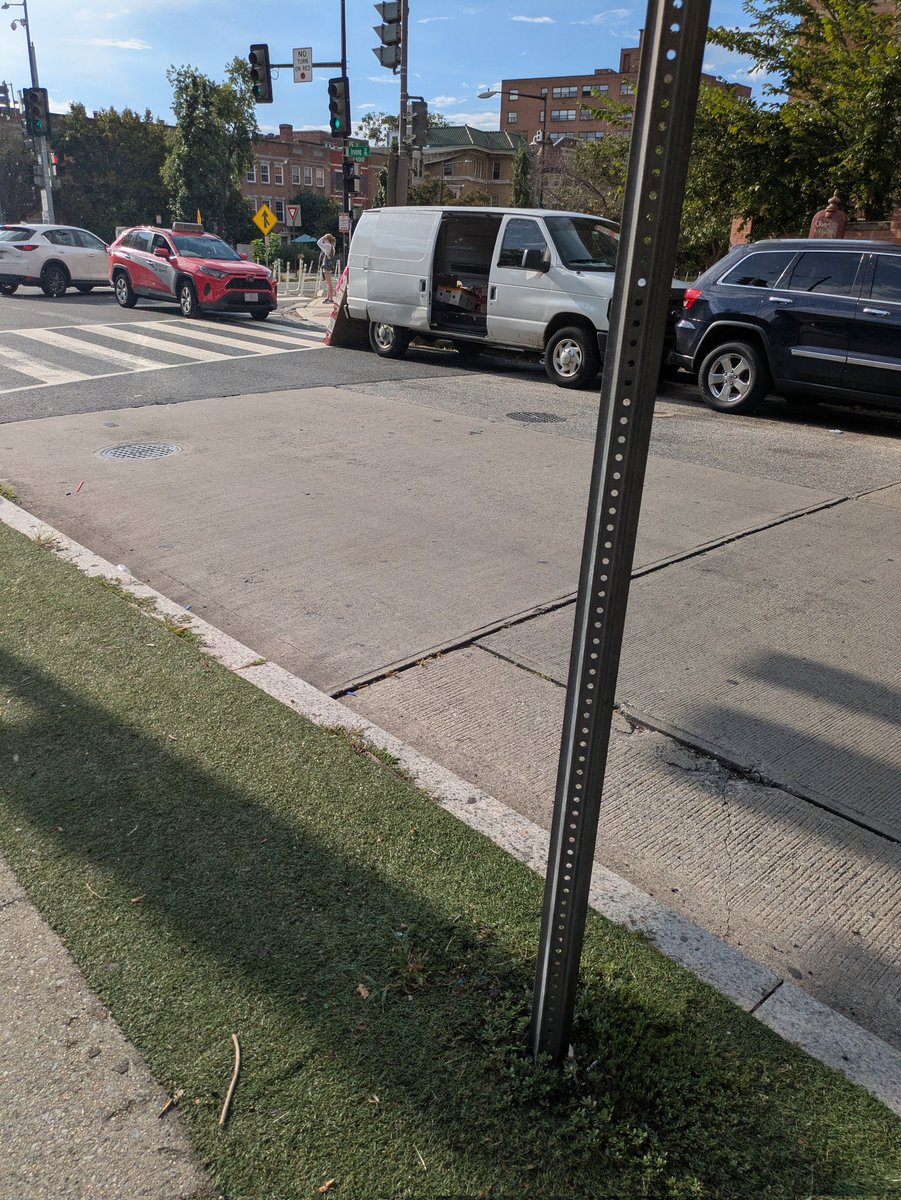 Irving Street NW at 15th Street NW cars parked illegally <a href="/311DCgov/">DC311</a>