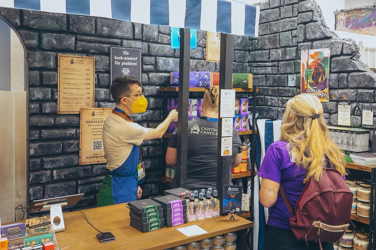 Missing those convention convos! GENCON was a gem. 💎 Mark your calendars our next con is Los Angeles Comic Con and we’ll be bringing the Dungeon! 

#convention #lacc #gencon