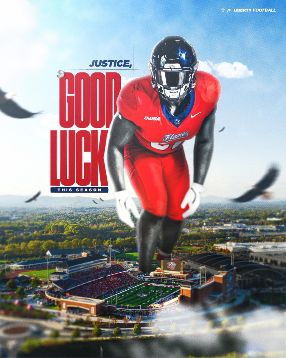 JusticeHardy12's tweet photo. Thanks for the love @LibertyFootball https://t.co/pXsSxSJ1A0
