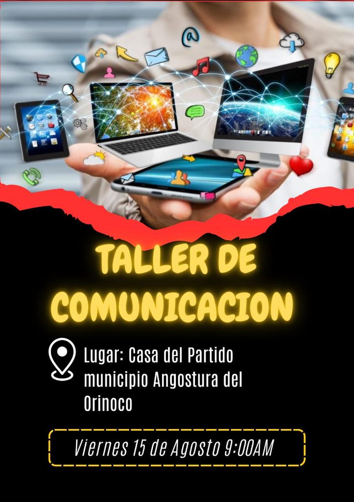 Bloque_OrienteMRT (@orientemrt_) on Twitter photo #TupamaroAntiimperialista 🚩🏴
Este #15ago estaremos realizando taller de comunicación desde el estado <a href="/BolivarMrt4/">BolivarRebeldeMRT</a>. Frente a la guerra mediática y los intentos de censura, levantamos nuestras voces para contrarrestar la manipulación y defender la verdad de los pueblos. #TupamaroAntiimperialista 🚩🏴
Este #15ago estaremos realizando taller de comunicación desde el estado <a href="/BolivarMrt4/">BolivarRebeldeMRT</a>. Frente a la guerra mediática y los intentos de censura, levantamos nuestras voces para contrarrestar la manipulación y defender la verdad de los pueblos.