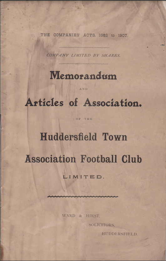 📅 #OnThisDay: 15 August 1908

Huddersfield Town Association Football Club was officially founded on 15th August 1908, following a meeting at the Albert Hotel 💙🤍

📸 (The Huddersfield Town Collection)

#htafc