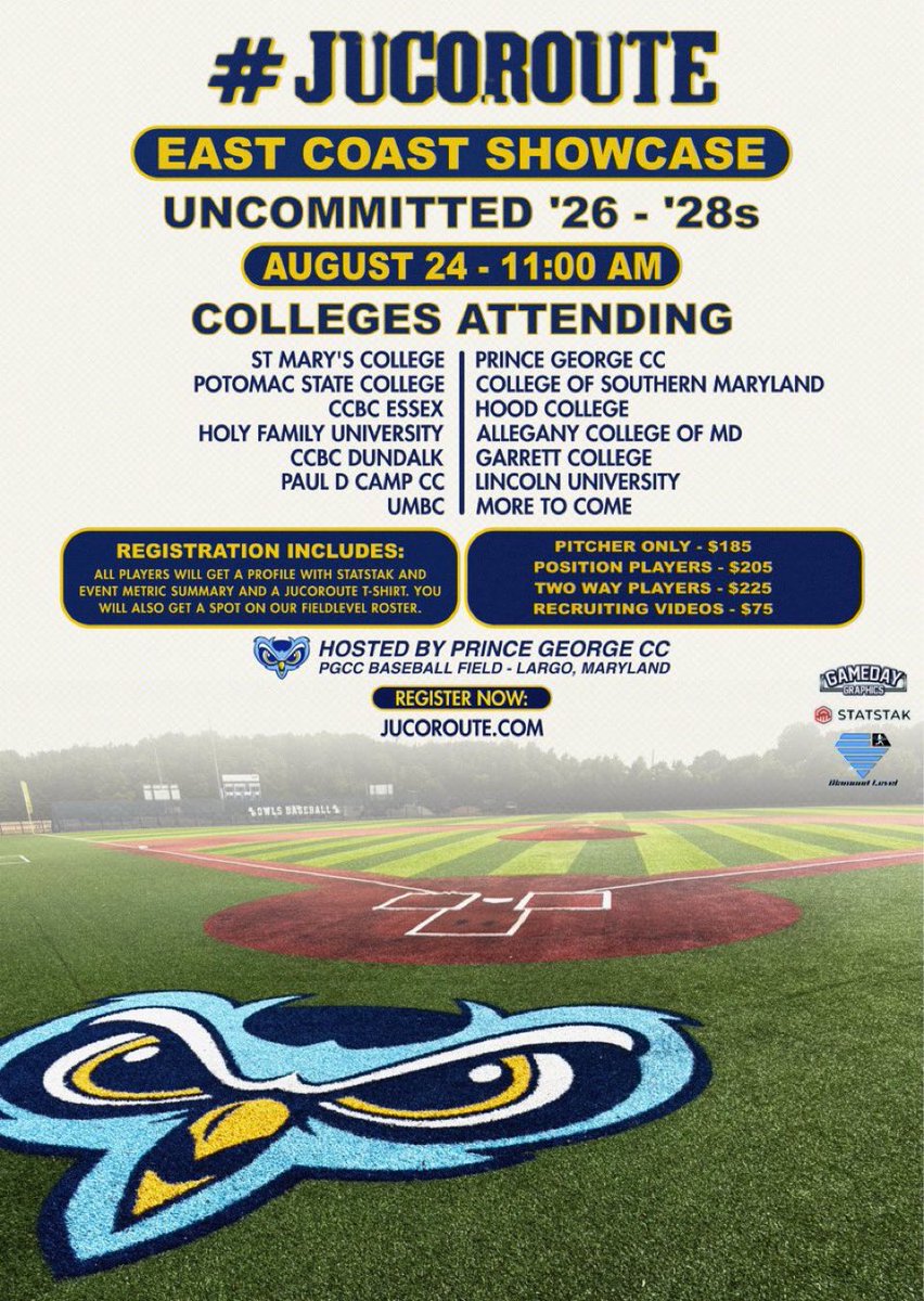 I will be attending the #JUCOROUTE
showcase on August 24th