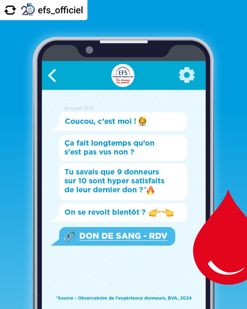 🩸🆎 🅾️ 🅰️ 🅱️🩸La prochaine #collecte de sang organisée par l'association #dondusang du Craonnais, c'est mercredi de 15h à 19h à la salle des fêtes du Mûrier à #Craon.
🤞On compte sur votre mobilisation !
🪪Avec ou sans rdv mais sur présentation d'une pièce d'identité.
#dondesang