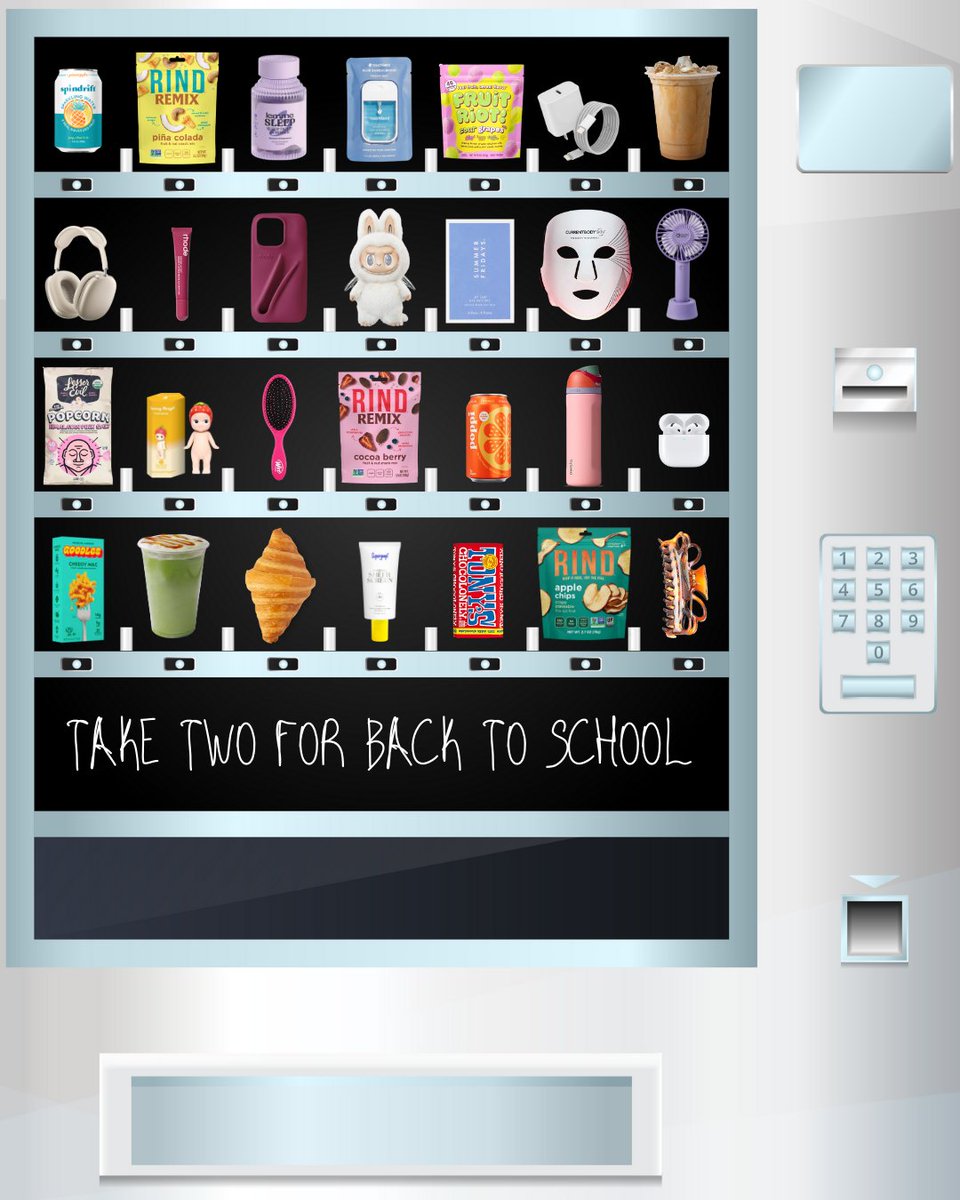 We manifested this vending machine… now the hard part: pick 2 👀 Drop your choices 👇
