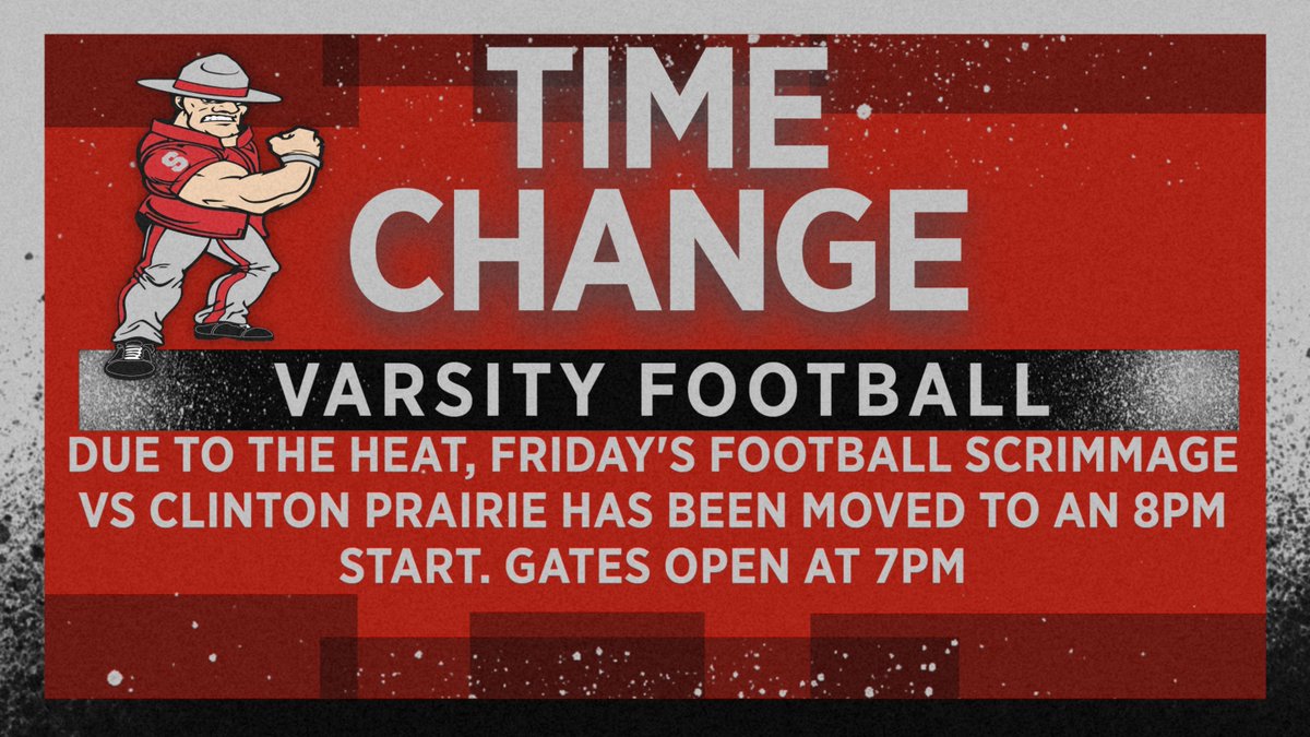 Friday Football scrimmage update for tomorrow.  <a href="/JR_Sports/">Journal Review Sports</a> 

#ProudToBeAMountie