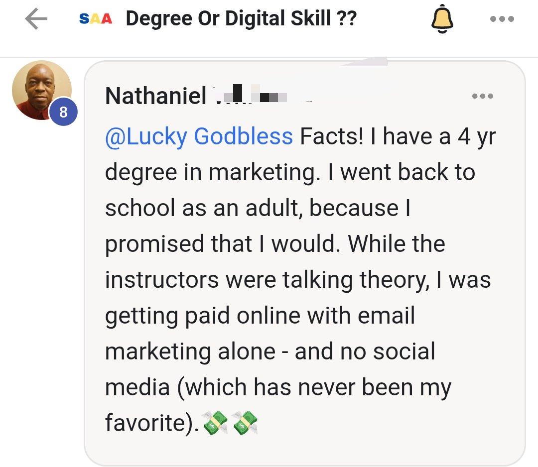 LuckyOmeiz83616's tweet photo. Degree Or Digital Skill? (part 5)
Mr Nathaniel Has this to say π
#whotomarry BBNXIndomieFlavors Speak English Tottenham #JaywillzMagic https://t.co/OTI4rX0MiZ