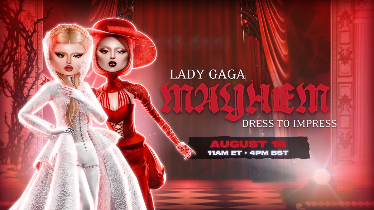 Lady Gaga x Dress To Impress | 2025 Cinematic Gameplay Trailer

Watch Here: youtu.be/GqjG6zpuwGU?si…