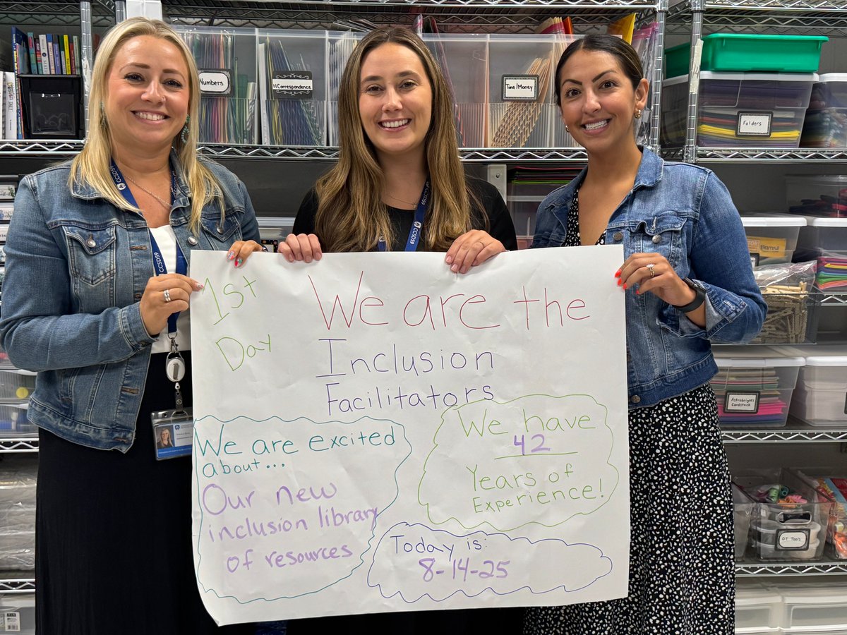 CCSD59 Educational Services (@ccsd59specialed) on Twitter photo 📚 First Days of School are the Best! So Let’s Make Them Last! 
Over the next few weeks, we’ll be spotlighting our teams who help make inclusion, support, and success possible for every student. Today meet the Byrd, Clearmont, and Frost SST's and our Inclusion Team 🌟 📚 First Days of School are the Best! So Let’s Make Them Last! 
Over the next few weeks, we’ll be spotlighting our teams who help make inclusion, support, and success possible for every student. Today meet the Byrd, Clearmont, and Frost SST's and our Inclusion Team 🌟