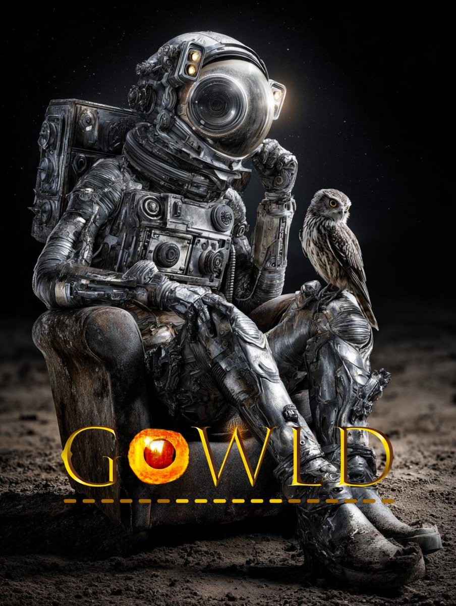 GowldArmy's tweet photo. The last stop before the end ... and the owl who knows the secret#GOWLD

 #HOWLD #OWL #Ryoshi #grok #molok #CAW #O #ETH #SHIBA #QOM #ElonMusk https://t.co/bbMVXLEj3z