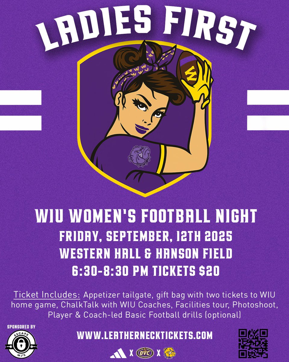 Ladies First Night is right around the corner. Make sure to sign up today‼️

🎟️: tinyurl.com/36ejpt6s

#GoNecks | #OneGoal | #ECI