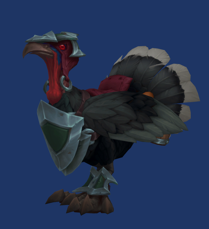 MrGMYT's tweet photo. Patch 11.2.5 brings some new Turkey Mounts to the game. These are all currently listed as Trading Post rewards https://t.co/1bxnKujw6q