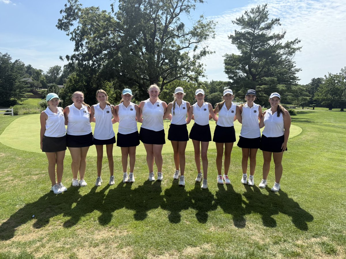 First time in history we enter two teams in an event today in Hancock County!!! Way to go ladies!!!😊⛳️