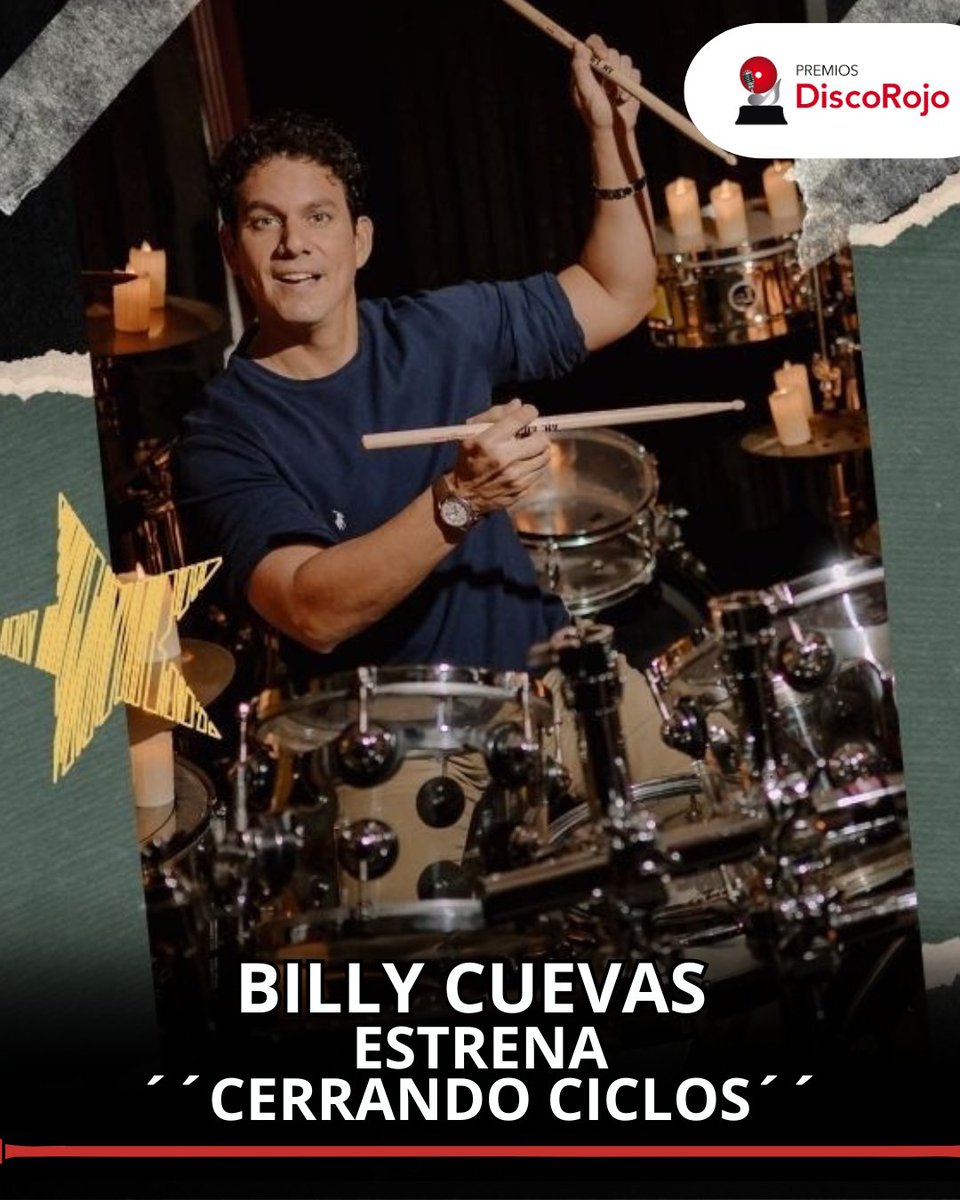 El baterista ecuatoriano Billy Cueva sigue construyendo su camino como cantante con el estreno de su nuevo sencillo “Ven que Moriré”, un tema enérgico de rock pop que forma parte de su EP “Entre Batacas y Cantatas”, un proyecto que ha venido gestando durante los últimos 10 años.