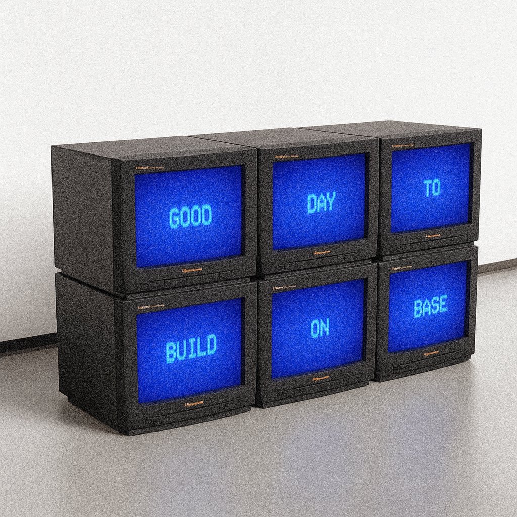 019_based.jpeg              

"GOOD DAY TO BUILD ON BASE"                     

Coined on Zora                     

Link below