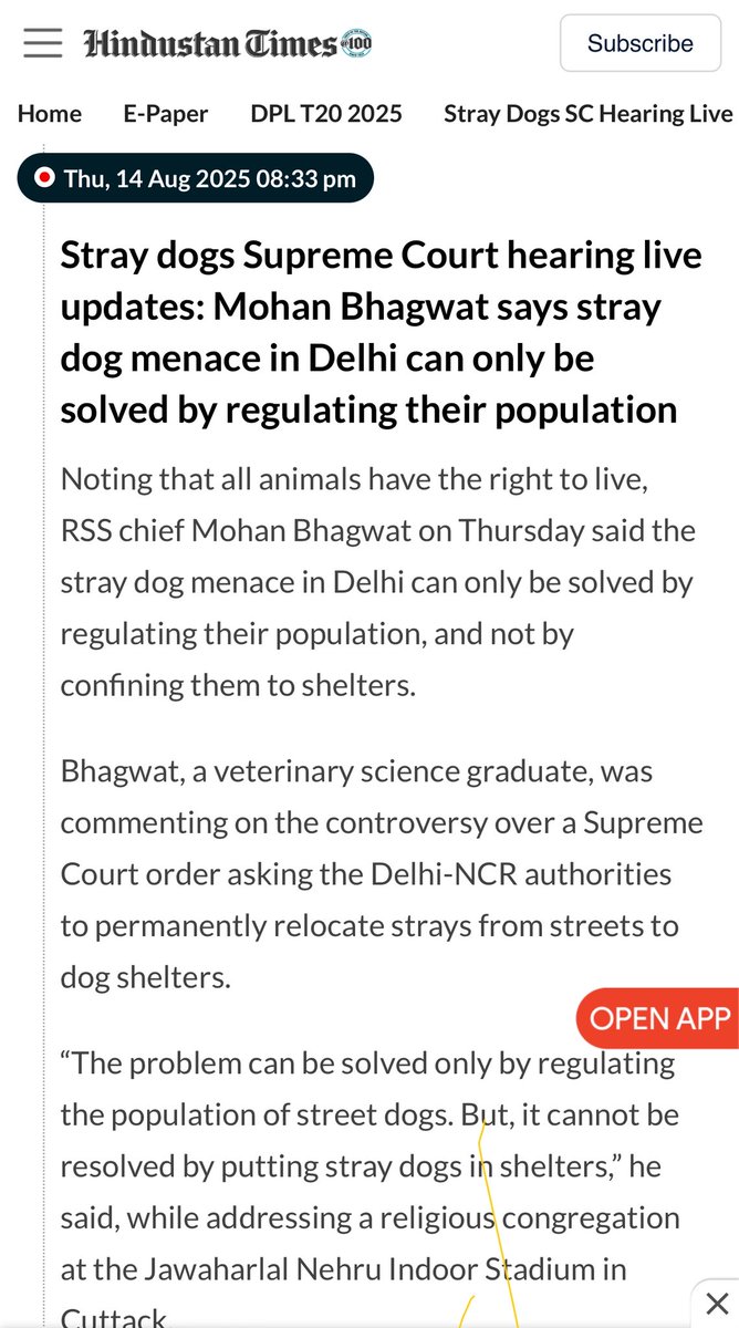 Manu Singh (@manoosing) on Twitter photo Well said <a href="/DrMohanBhagwat/">Mohan Bhagwat</a> ji - can you please teach these ethos of science and Compassion to Vijay Goel and Rekha Gupta Well said <a href="/DrMohanBhagwat/">Mohan Bhagwat</a> ji - can you please teach these ethos of science and Compassion to Vijay Goel and Rekha Gupta