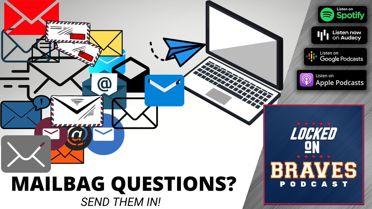 LockedOn_Braves (@lockedon_braves) on Twitter photo MAILBAG QUESTIONS NEEDED
Submit your questions here to be answered by <a href="/ShortStopBall/">Jake Mastroianni</a> on this week's live recording of this week's mailbag episode. MAILBAG QUESTIONS NEEDED
Submit your questions here to be answered by <a href="/ShortStopBall/">Jake Mastroianni</a> on this week's live recording of this week's mailbag episode.
