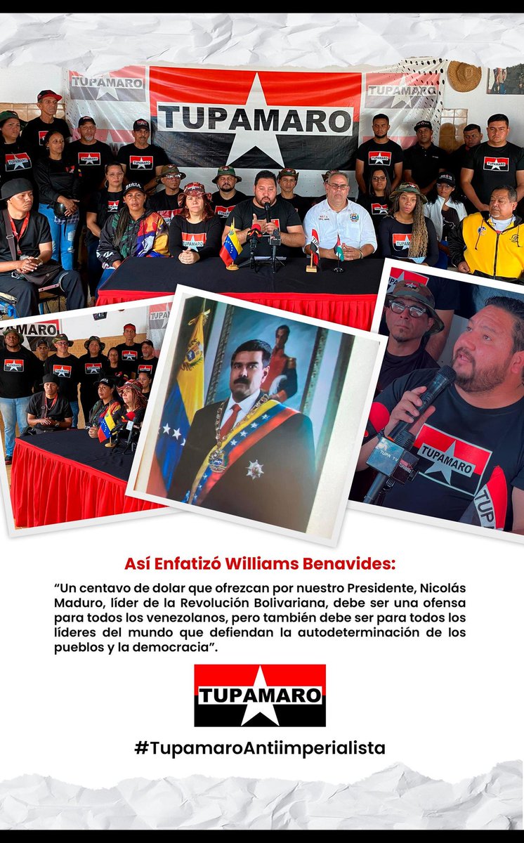 Movimiento Revolucionario TUPAMARO Vzla. tweet media