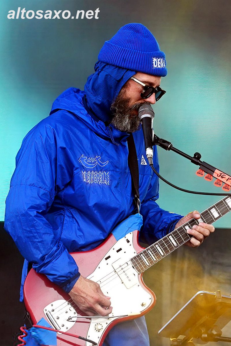 John Baldwin Gourley of Portugal. The Man performs at Sziget Festival 2025 at Óbudai-Sziget in Budapest, Hungary on August 11, 2025. 
ALTOSAXO Music Apparel 
altosaxo.net