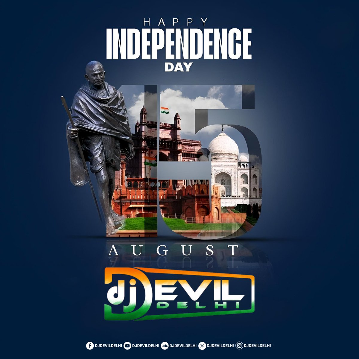 djdevildelhi's tweet photo. One nation, One heart, One pride 
Jai Hind! 
.
.
#happyindependenceday #happy #indian #independencedayindia #jaihind #summer #celebration https://t.co/tCttC8HzGE